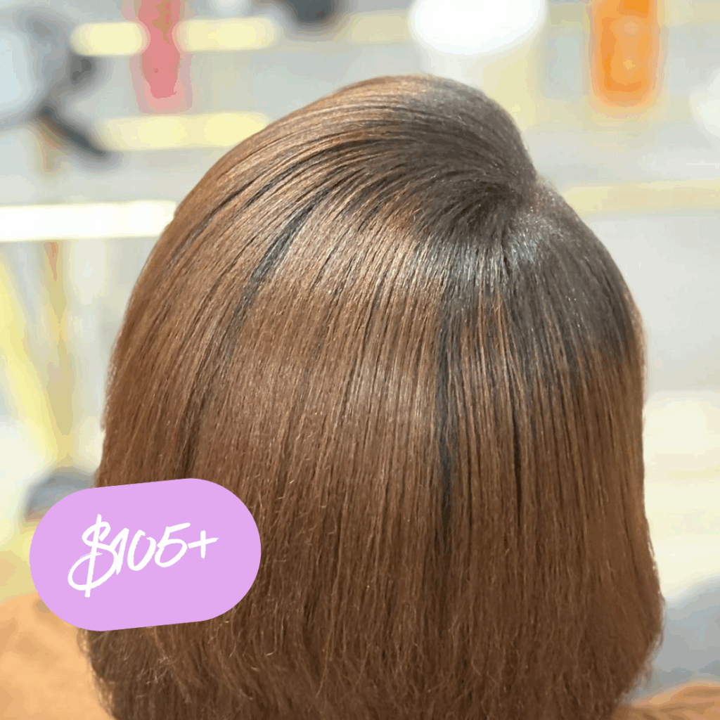 Our Silk Press lasts till 3 weeks - Black salon
