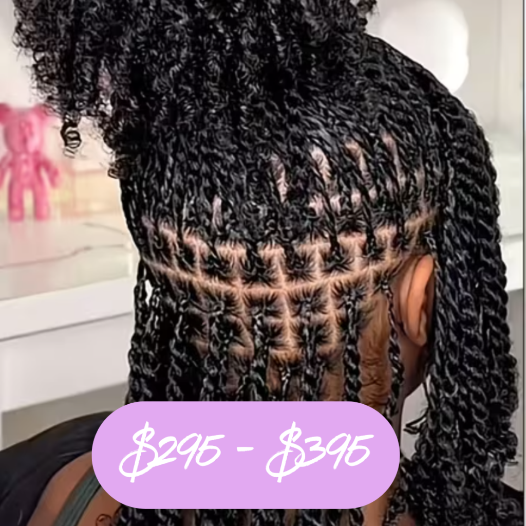 Kinky twist with human hair