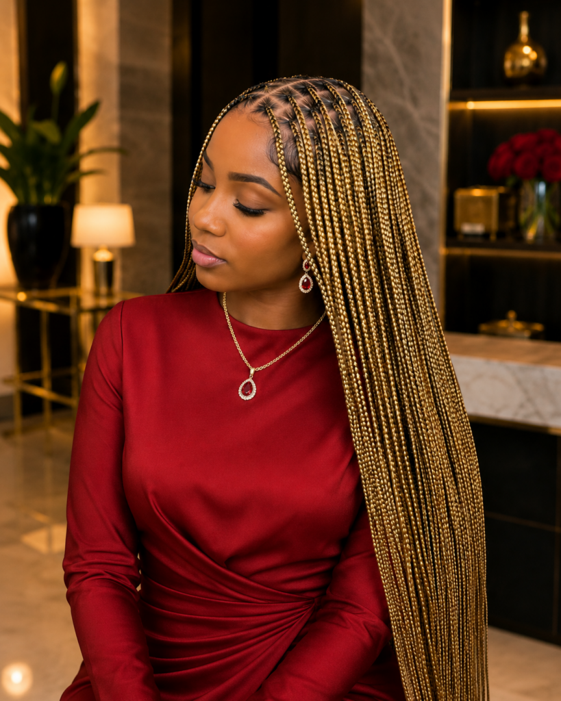 Knotless braids